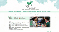 Desktop Screenshot of doulaworkshop.com